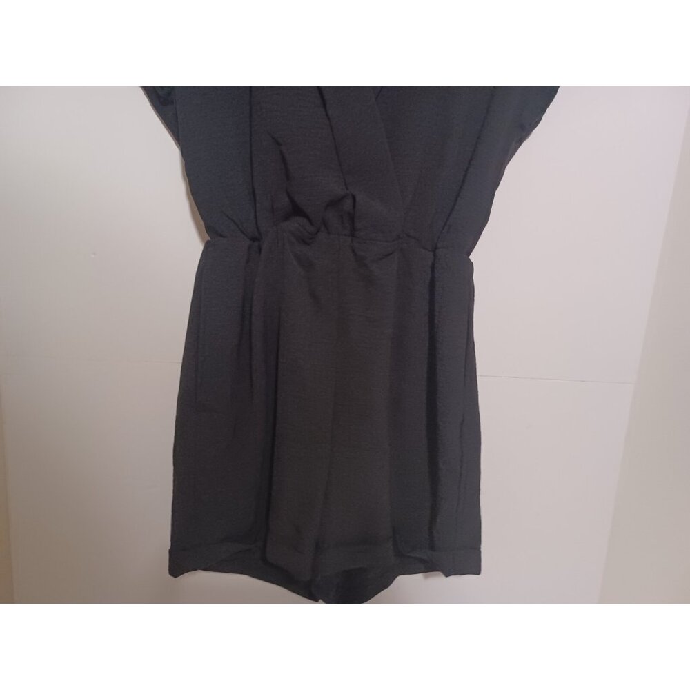 PRETTYGARDEN Women's Long Lantern Sleeve Short Dress Crewneck Tie Waist,Sz SMALL - Picture 2 of 6